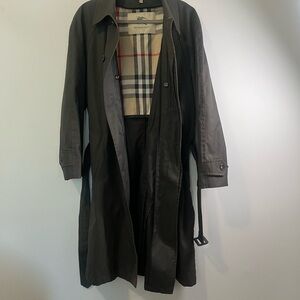 Burberry Trench Coat with the Iconic Check Lining and Removable Vest